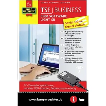 Přístupový systém Burg Wächter 55310 Software