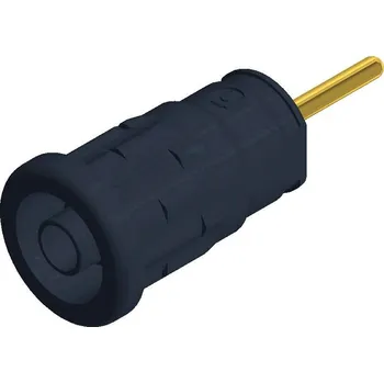 Krokosvorka Hirschmann Test a Measurement SEP 2630 S1,9 bezpečnostní laboratorní zásuvka zásuvka, vestavná vertikální Ø pin: 4 mm černá 1 ks