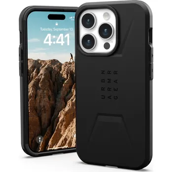 Pouzdro na mobilní telefon Kryt na mobil UAG Civilian MagSafe Black iPhone 15 Pro