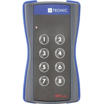 Dálkový ovladač vrat H-Tronic HT8Splus bezdrátový vysílač 8kanálový Frekvence 868.35 MHz, 869.05 MHz, 869.55 MHz 3 V Max. dosah 200 m