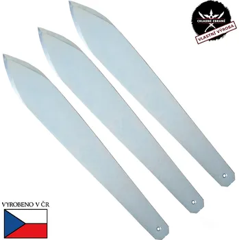 Bojový sport CZ Sada obřích vrhacích nožů "CHLADNEZBRANE.EU" ocel, zinek - 3 kusy