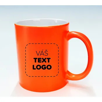 Hrneček s vlastním potiskem 300 ml oranžový – Od Máry Můžete zakoupit i bez potisku