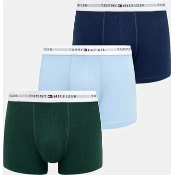 Pánské spodní prádlo Boxerky Tommy Hilfiger 3-pack UM0UM02941 modrá 50X, vel. S