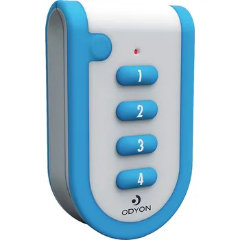 Domovní zvonek m-e modern-electronics Odyon ODYON pro HS-4 bezdrátový ruční vysílač, Dálkové ovládání s kontrolou příjmu 4kanálový Max. dosah 1000 m