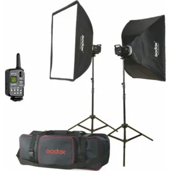 Blesk Godox MS200-F Studio-Kit Studioblitzgeräte-Kit 2 x 200Ws