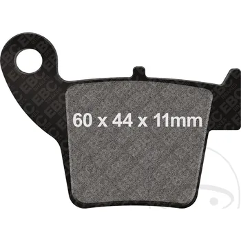 Brzdová destička EBC brzdové destičky Sinter R EBC FANTIC CABALLERO 80 RC 93-96, CABALLERO 125 95-97, CABALLERO XM 125 98, ENDURO 50 E CASA 15-16, ENDURO 50 E PERFORMANCE 15-16, ENDURO 50 ER COMPETIZIONE 15-16, ENDURO 125 E CASA 15-16...