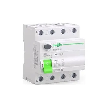 Proudový chránič Proudový chránič Tongou TORD4B typ B /40A/30mA/4P/10kA
