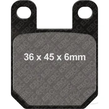 Brzdová destička EBC brzdové destičky Standard EBC nebo 7872716 APRILIA RS 50 /REPLICA 06-10, RX 50 06-18, SX 50 SM 06-13, SX 50 SM EURO2 14-18, BETA ALP 125 00-07, ALP 200 00-06, EVO 80 JUNIOR 09-24...