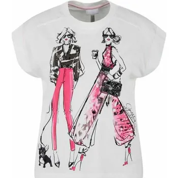 Dámská móda DÁMSKÉ TRIČKO SPORTALM 250294 - 34 / Bílá