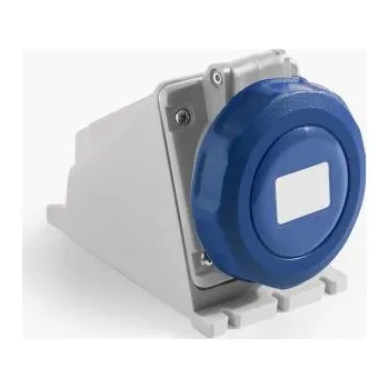 Elektrická zásuvka PRESA PARETE INCLINATA 32A 2P plus T 6H IP67