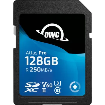 Paměťová karta OWC SD Atlas Pro SDXC UHS-II R250/W130 (V60) 128GB