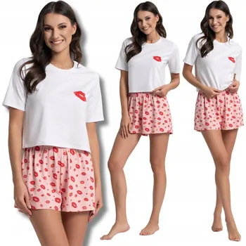 Dámské pyžamo Moraj dámské pyžamo bavlna růžové velikost XL