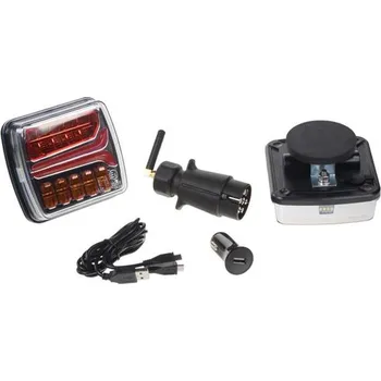 Přívěs k motorovému vozidlu Světlo zadní LED s bezdrátovým připojením 2ks