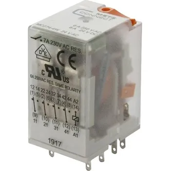 Relé Metz Connect 110017101407, 110017101407 zátěžové relé, 250 V/AC, 7 A, 1 ks