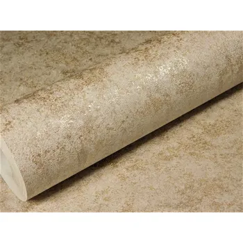 Tapeta Vinylová tapeta na vliesu AS Creation omyvatelná žluto-zlatá