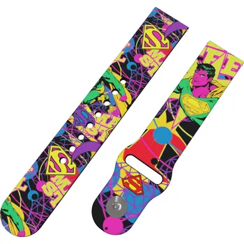 Chytré hodinky Strapido SUPERMAN - GRAFFITI řemínek 20 mm