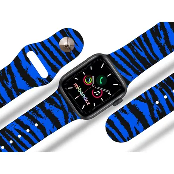 Ostatní příslušenství k chytrým hodinkám Mi-band.cz Apple watch řemínek Tygr modrý Rozměr: 38/40/41/42(S10)mm