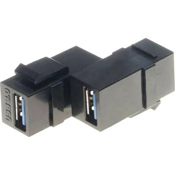 Lyndahl USB 2.0 adaptér [1x USB 3.2 gen. 1 zásuvka A - 1x USB 3.2 gen. 1 zásuvka A] LKK0181SW
