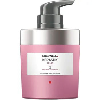 Vlasová regenerace Goldwell Kerasilk Color 2 Brilliance Creator pokročilá péče pro barvené vlasy 500 ml, prasklá láhev
