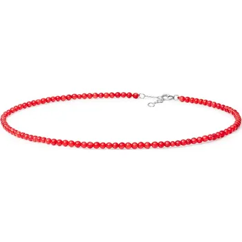 Náhrdelník Korálový stříbrný náhrdelník Norma
