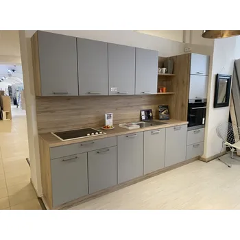 Kuchyňská linka Kuchyně EASY Tamara - kamenná šedá supermat kuchyně výstava, Nobilia včetně spotřebičů