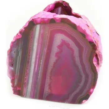 Svícen Achát růžový svícen 535g z Brazílie