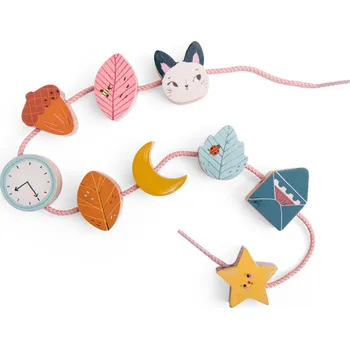 Dětské navlékací korálky MOULIN ROTY Navlékací korálky Après la pluie