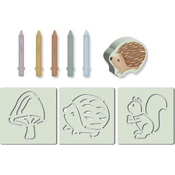 vodní stůl Little Dutch Pastelky do vany Forest Friends