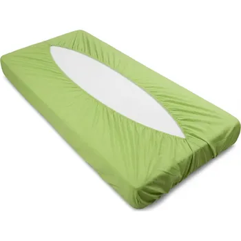 Prostěradlo Jersey prostěradlo obálkového střihu - pistáciová Velikost: 90x200cm