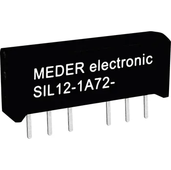 Relé StandexMeder Electronics SIL05-1A72-71D relé s jazýčkovým kontaktem 1 spínací kontakt 5 V/DC 0.5 A 10 W SIL-4