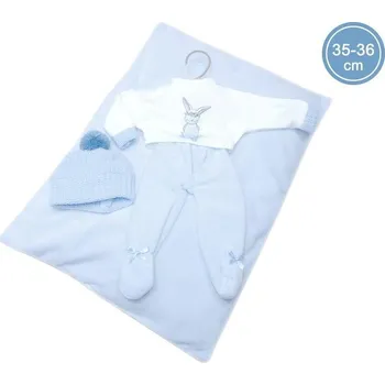 Hračka Oblečení pro panenky Llorens M635-55 obleček pro panenku New Born velikosti 35-36 cm