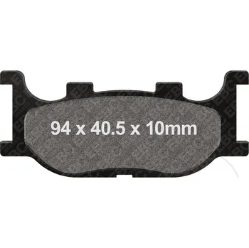 Brzdová destička EBC brzdové destičky poloSinter V EBC YAMAHA FZ6 600 N 04-07, FZ6 600 NS 05-06, FZ6 600 SA FAZER ABS 06-08, FZ6 600 NA ABS 07-08, FZ6 600 S FAZER 04-08, MT-03 660 H 06-14, MT-03 660 N 06-08...