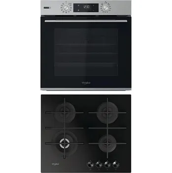 Set domácích spotřebičů Whirlpool OMSK58HU1SX + Plynová deska Whirlpool W Collection GOWL 628/NB EE