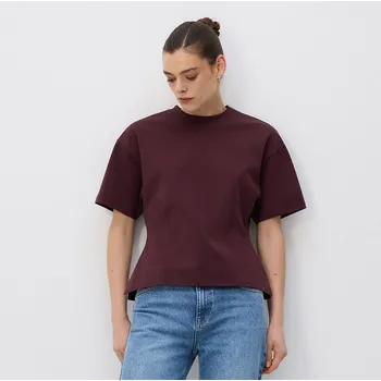 Reserved - Přiléhavé tričko - tmavě hnědá - 141AF-89X - 141AF-89X-S