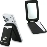 Karl Lagerfeld Mirror MagSafe Cardslot Peněženka se Stojanem Black