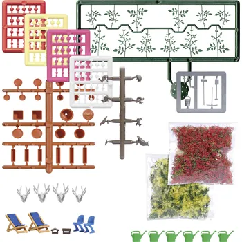 Modelová železnice Busch 1836 Balkonová sada H0 stavebnice