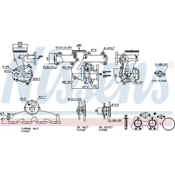 Turbodmychadlo Dmychadlo, plnění NISSENS 93812