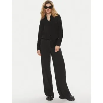 Pánská košile Brave Soul Košile LSH-573KENDALL Černá Straight Fit M