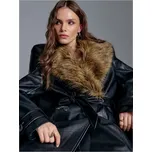 Koženkový kabát - XL - House - černá - 962HN-99X