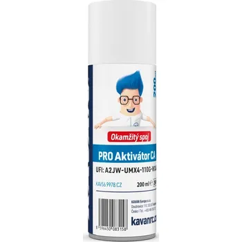 Průmyslové lepidlo KAVAN PRO aktivátor CA spray 200ml CZ