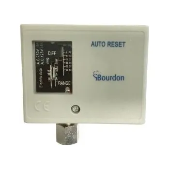 Kompresor Tlakový spínač, řada: UT Vzduch, Voda, Olej 3 bar IP32, max. tlak: 16 bar Bourdon