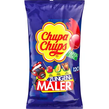 Bonbon Chupa Chups barvící lízátka - sáček - 120ks, 1440g