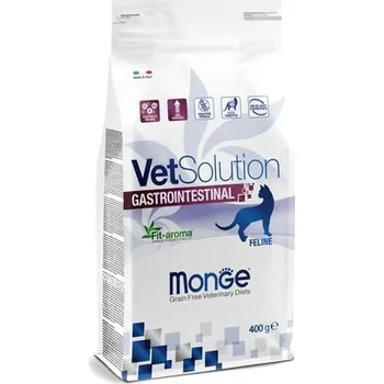 Krmivo pro kočku MONGE VetSolution Cat Gastrointestinal 400g dietní suché krmivo pro kočky ke snížení akutních poruch střevního vstřebává