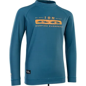 Potápěčské vybavení lycra top ION Capture LS boys PETROL velikost neoprenů a trapézů 152/12/L