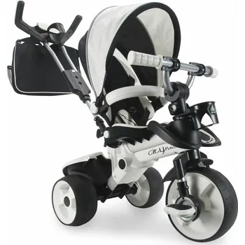 Dětské vozidlo Tříkolka Injusa Dětská evoluční šlapací tříkolka s vodicí tyčí City Max