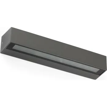 Venkovní osvětlení DORO 380 nástěnná lampa, tmavě šedá - FARO