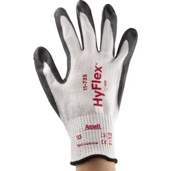 Pracovní rukavice Ansell Pracovní rukavice CE Bílá Ano Nylon Ano Ano 10 Hyflex Polyuretan
