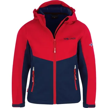 Dívčí bunda Trollkids Dunkelblau/ Rot 734601 92
