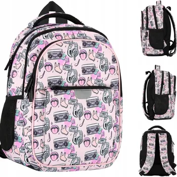 Školní batoh Školní batoh jednokomorový Starpak růžový, vícebarevný