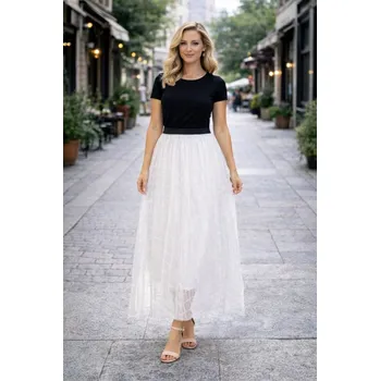 Dámská sukně Sukně tylová bílá One size